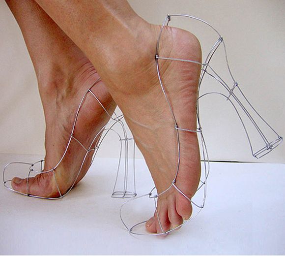 Unique lady high heels